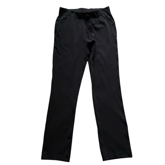Lululemon Athletica On The Fly Woven 25” Black Pants in Size 8 - Picture 3 of 8